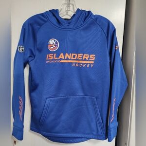 Fanatics Pro NY NEW YORK ISLANDERS Boy NHL Hockey Hooded Sweatshirt M(10-12)